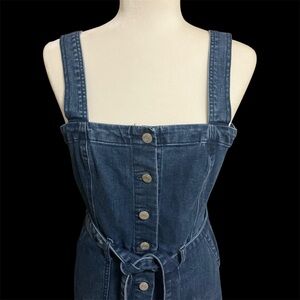 Women's Denim Button-Down Dress